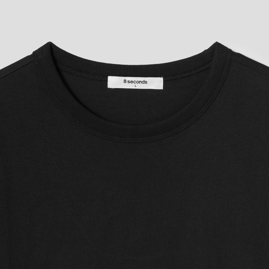 8 seconds Daily Basic T-shirt — Black