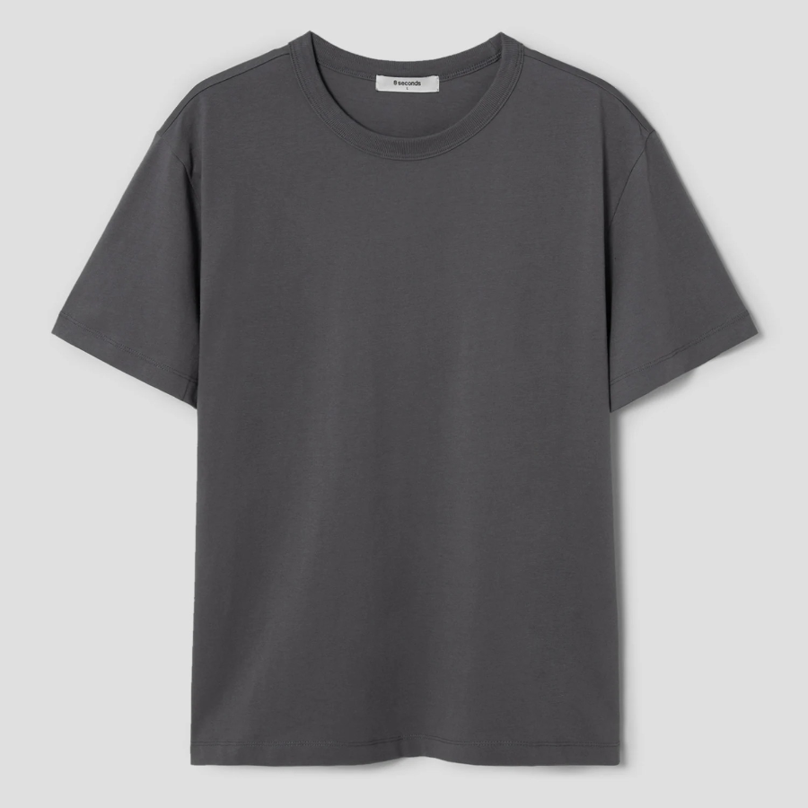 8 seconds Daily Basic T-shirt — Brown
