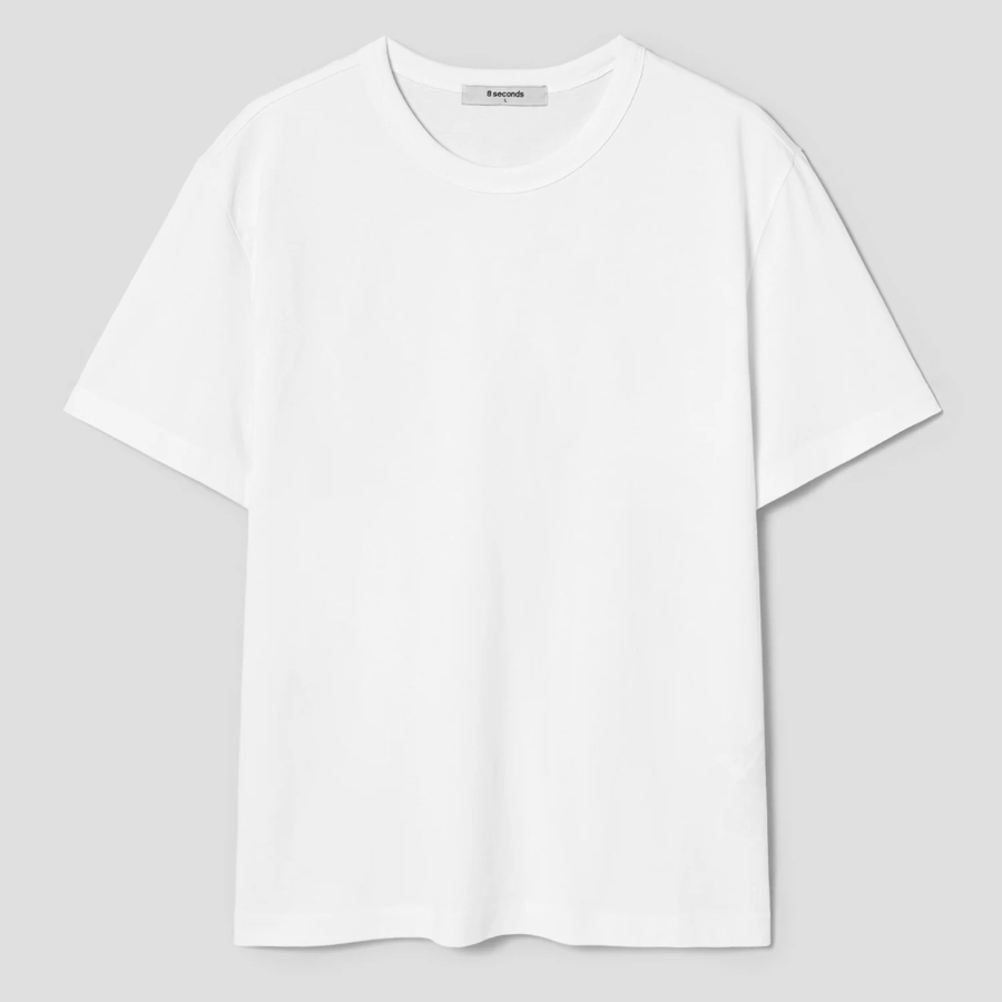 8 seconds Daily Basic T-shirt — White