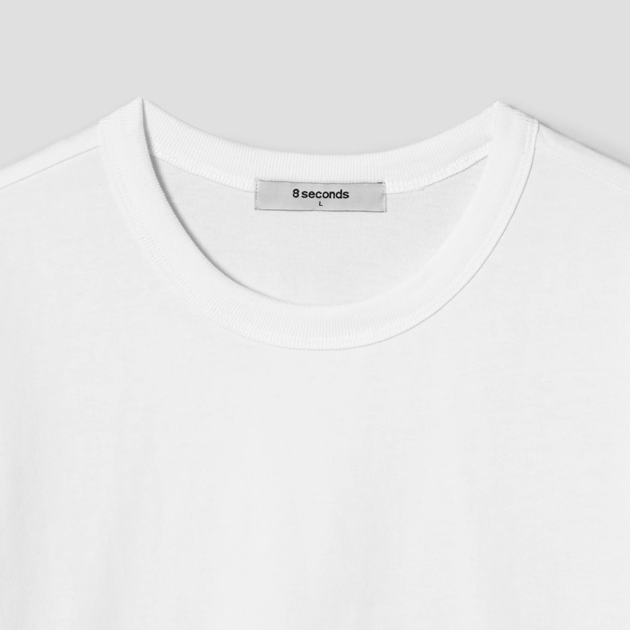 8 seconds Daily Basic T-shirt — White