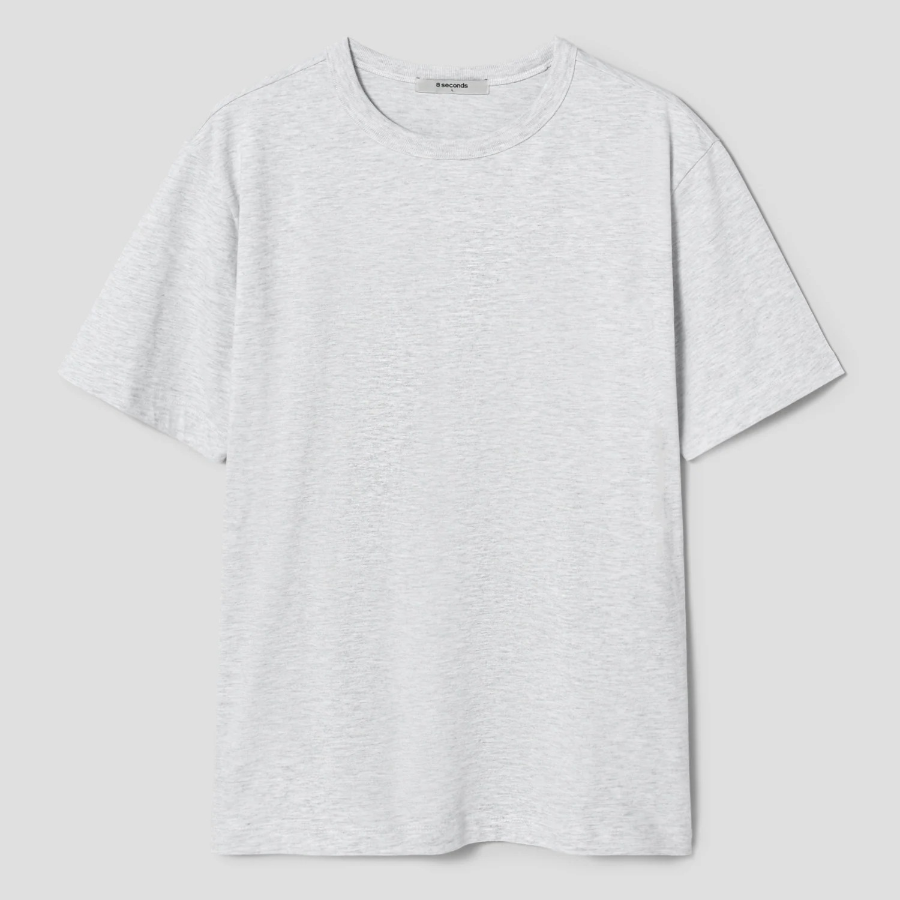 8 seconds Daily Basic T-shirt — Light Grey
