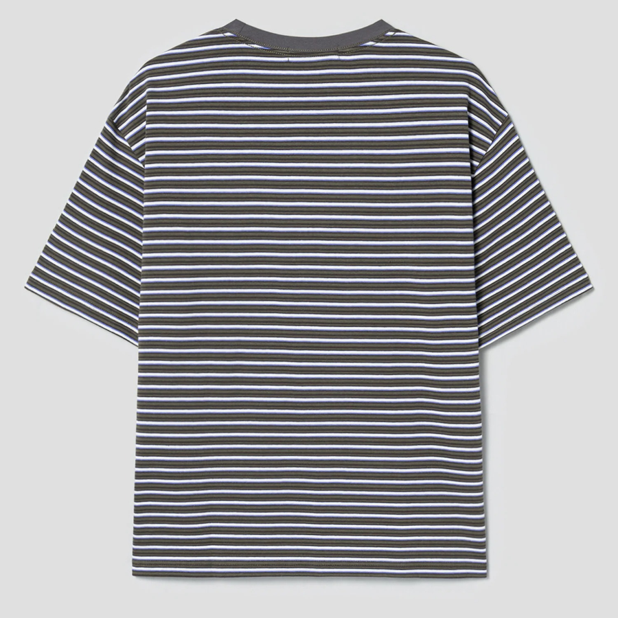 8 seconds Multi Stripe T-shirt — Khaki