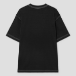 8 seconds Topstitch Blur Lettering T-shirt — Black