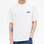 8 seconds Daily Embroidery Point T-shirt — White