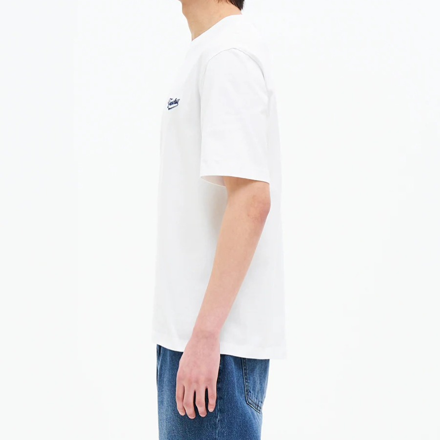 8 seconds Daily Embroidery Point T-shirt — White