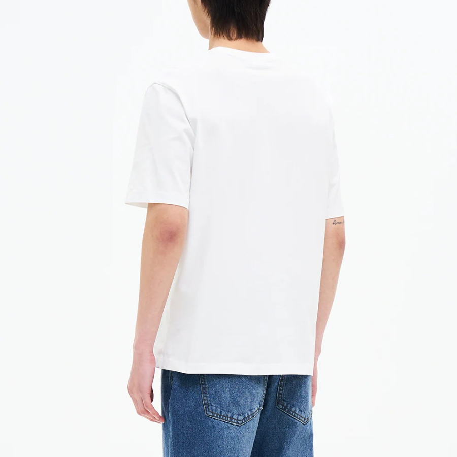 8 seconds Daily Embroidery Point T-shirt — White