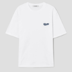 8 seconds Daily Embroidery Point T-shirt — White