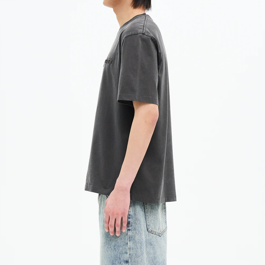 8 seconds Garment Dye 3D Lettering Graphic T-shirt — Ash