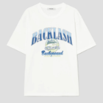 8 seconds Summer Lettering Graphic T-shirt — White