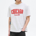 8 seconds City Graphic T-shirt — Light Gray