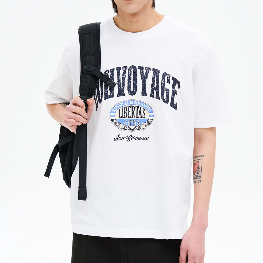 8 seconds Vintage Graphic T-shirt — White