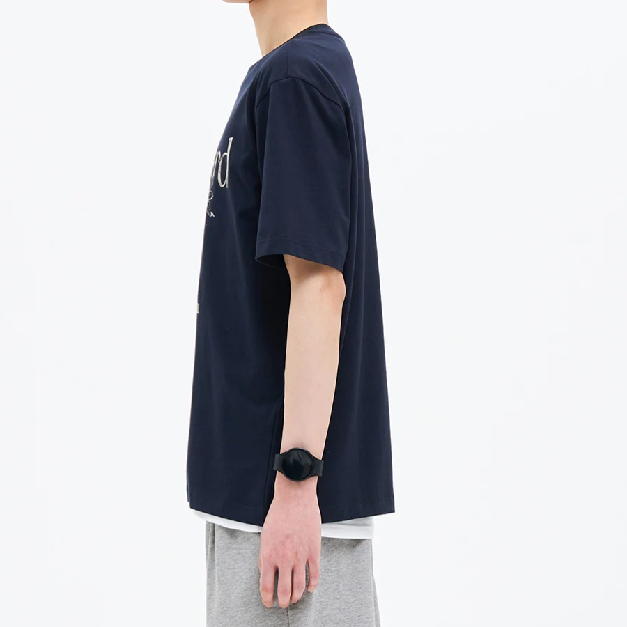 8 seconds Garden Graphic T-shirt — Navy