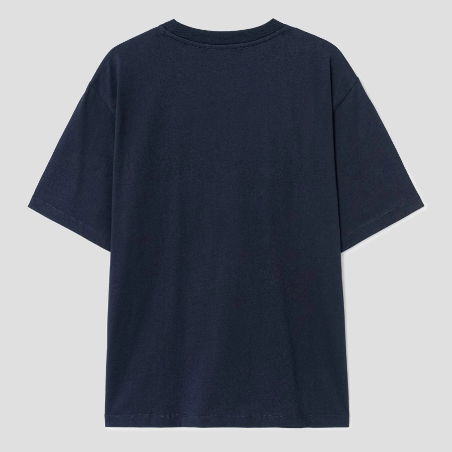 8 seconds Garden Graphic T-shirt — Navy