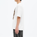 8 seconds Square Photo Graphic T-shirt — White