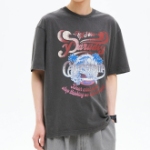 8 seconds Tropical Garment Dyed T-shirt — Ash