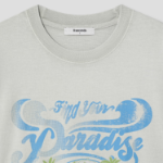 8 seconds Tropical Garment Dyed T-shirt — Light Green