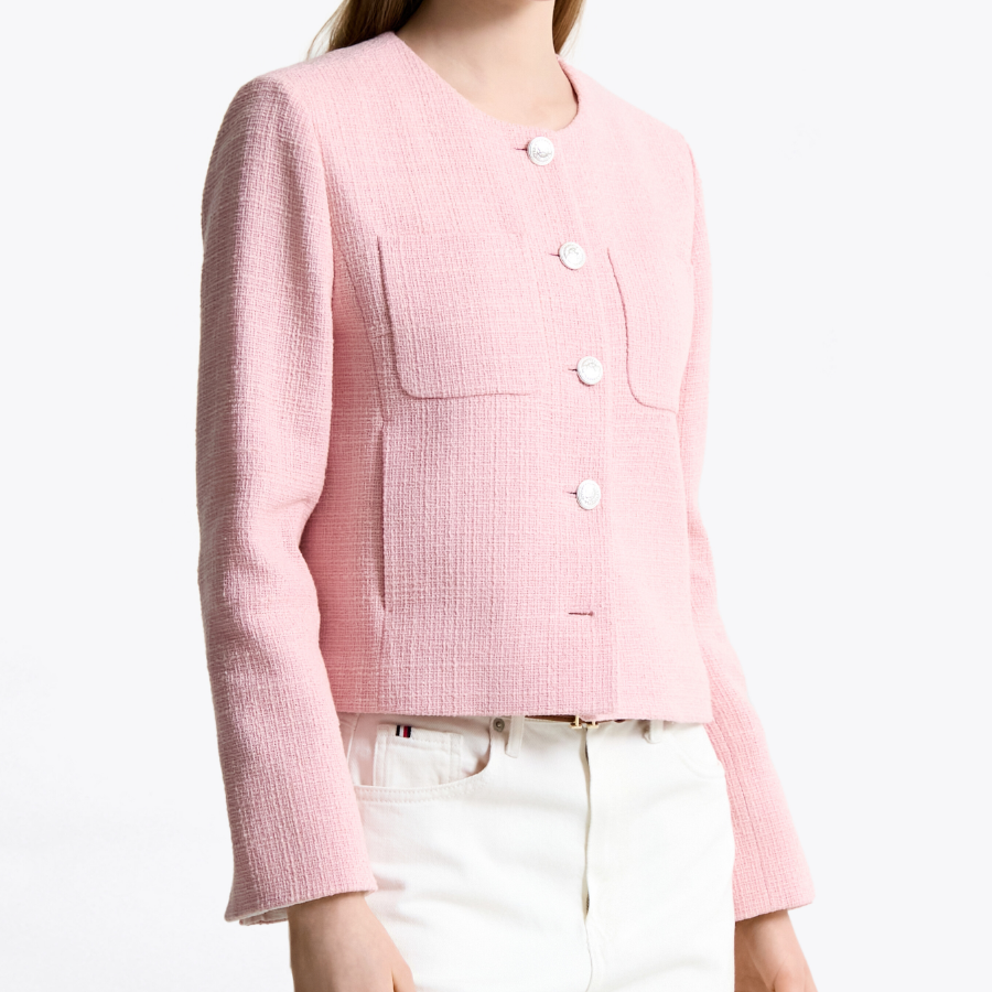 Tommy Hilfiger Official Button Tweed Jacket