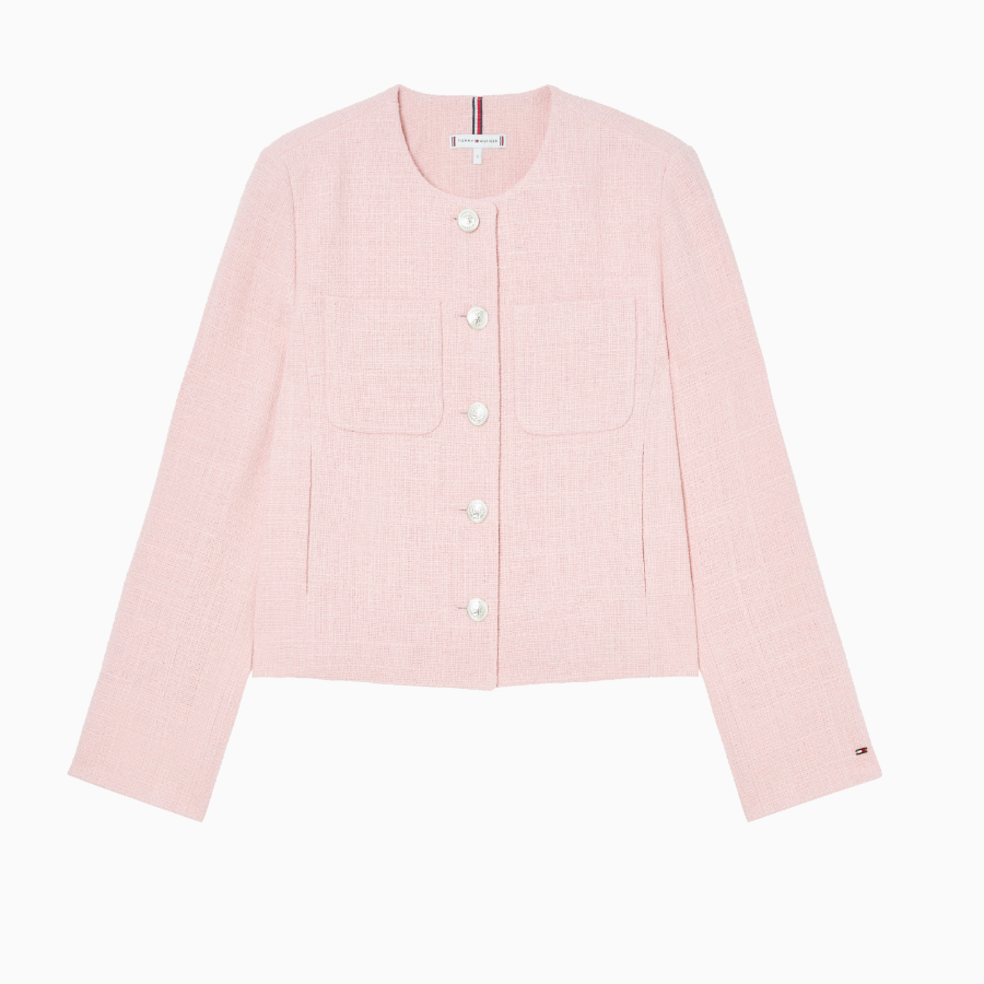 Tommy Hilfiger Official Button Tweed Jacket