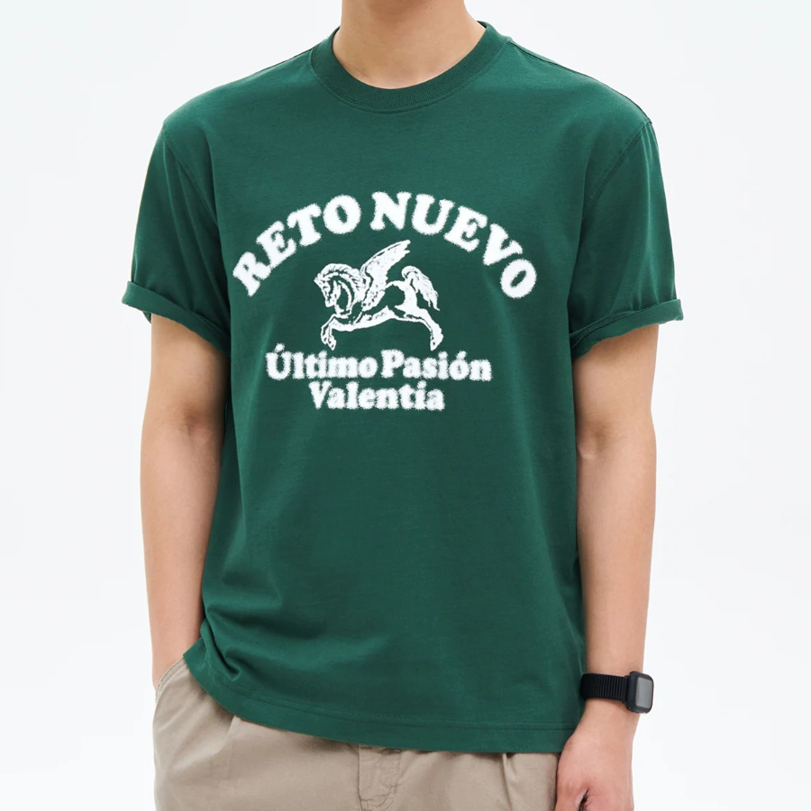 8 seconds Unicorn Graphic T-shirt — Green
