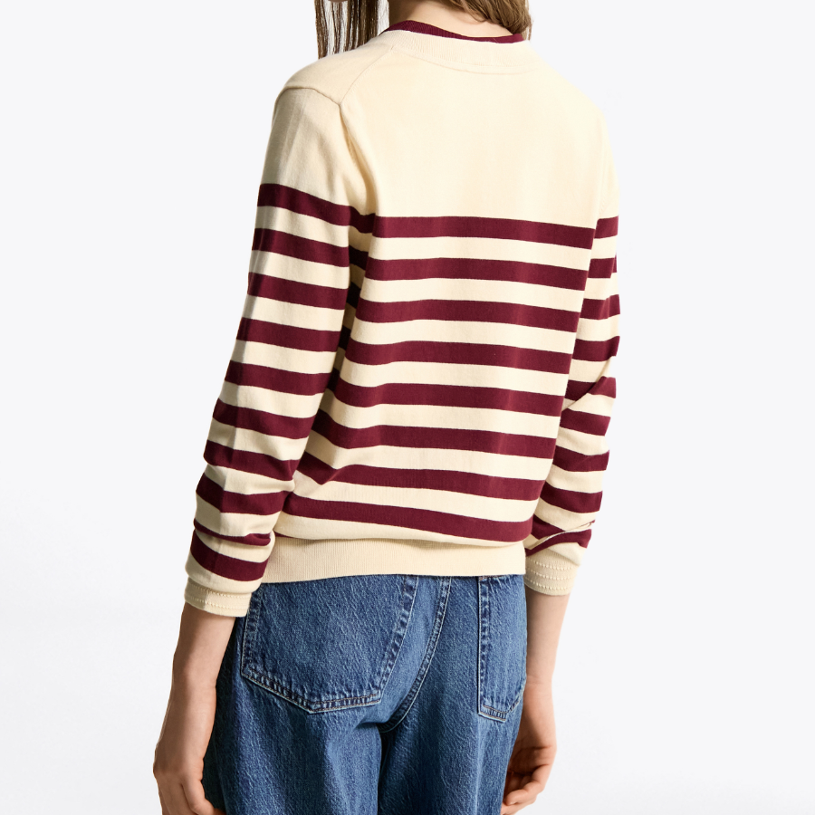 Tommy Hilfiger Official Cotton Jersey Stitch Cardigan