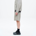 8 seconds Nylon Banding Shorts — Light Gray