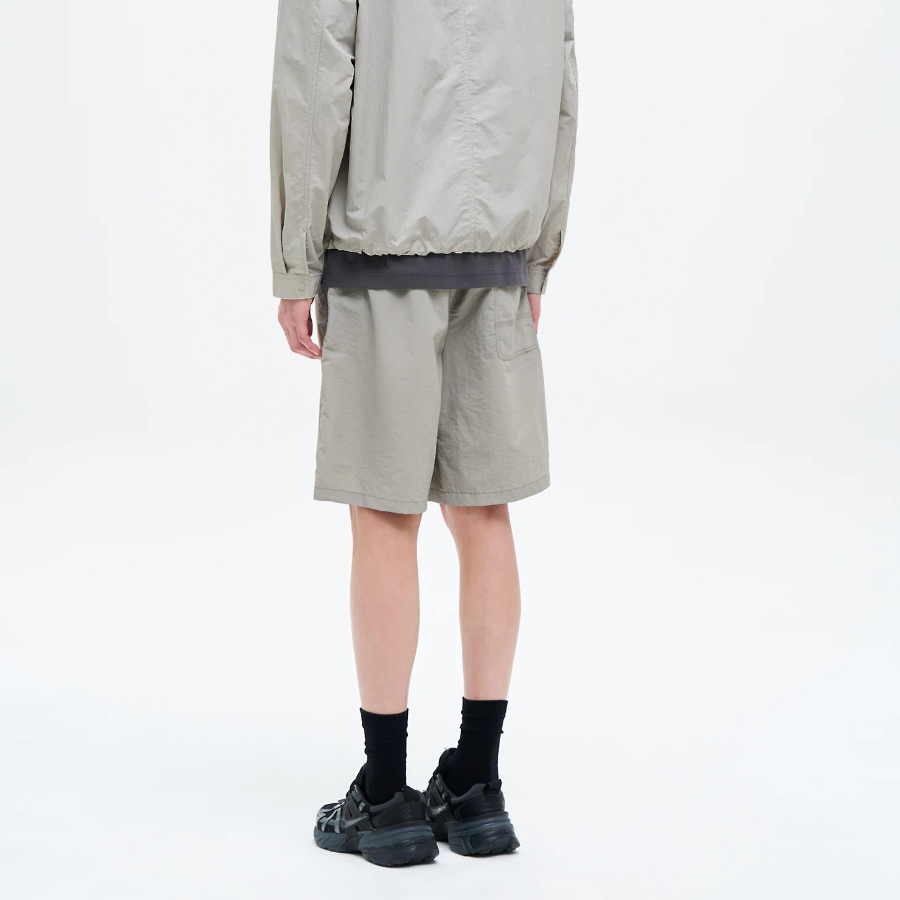 8 seconds Nylon Banding Shorts — Light Gray