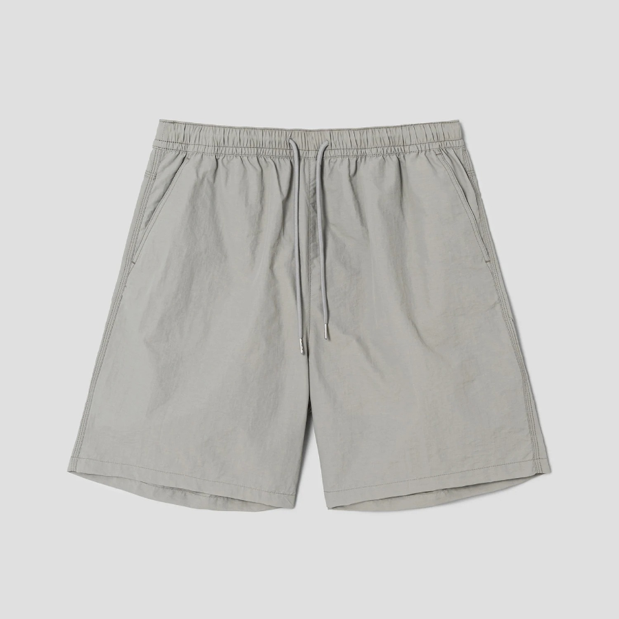 8 seconds Nylon Banding Shorts — Light Gray