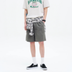 8 seconds Lightweight Cotton Banding Shorts — Khaki