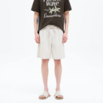 8 seconds Lightweight Cotton Banding Shorts — Ivory