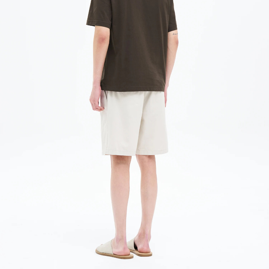 8 seconds Lightweight Cotton Banding Shorts — Ivory