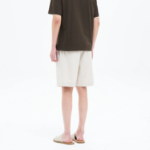 8 seconds Lightweight Cotton Banding Shorts — Ivory