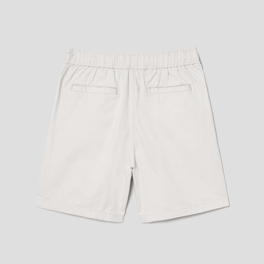 8 seconds Lightweight Cotton Banding Shorts — Ivory