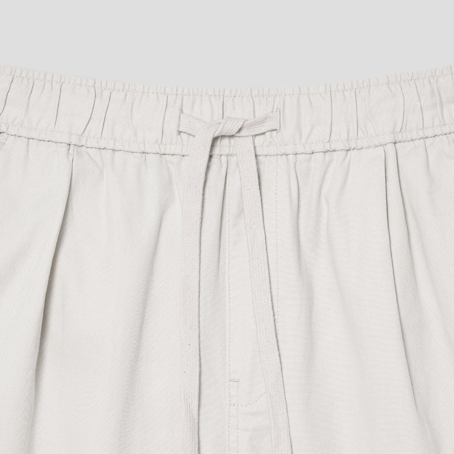 8 seconds Lightweight Cotton Banding Shorts — Ivory