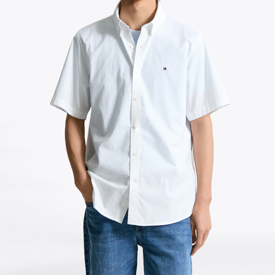 Tommy Hilfiger Official Oxford Short-Sleeve Shirt