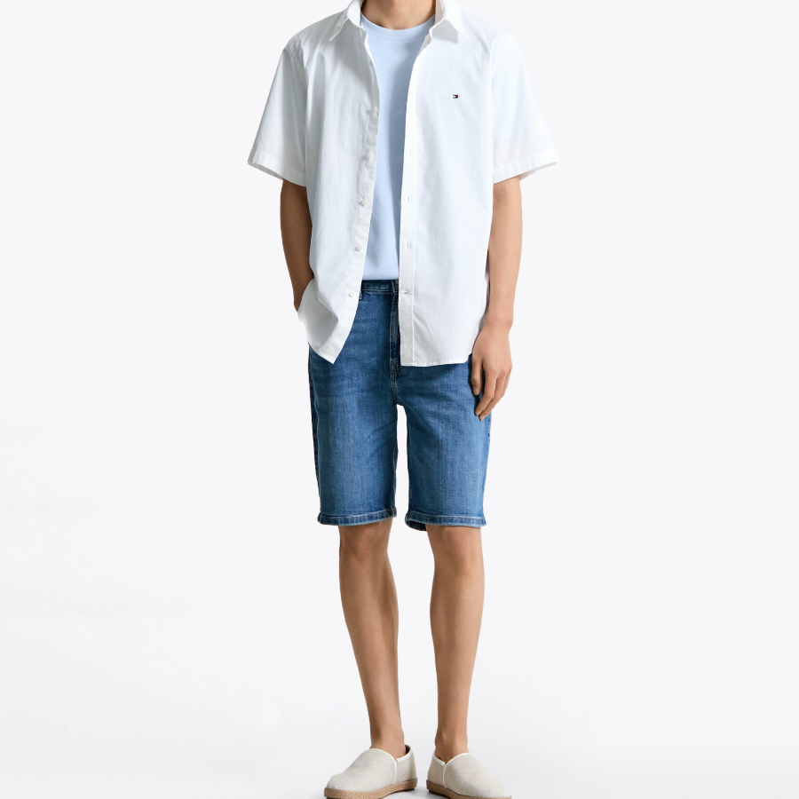 Tommy Hilfiger Official Oxford Short-Sleeve Shirt