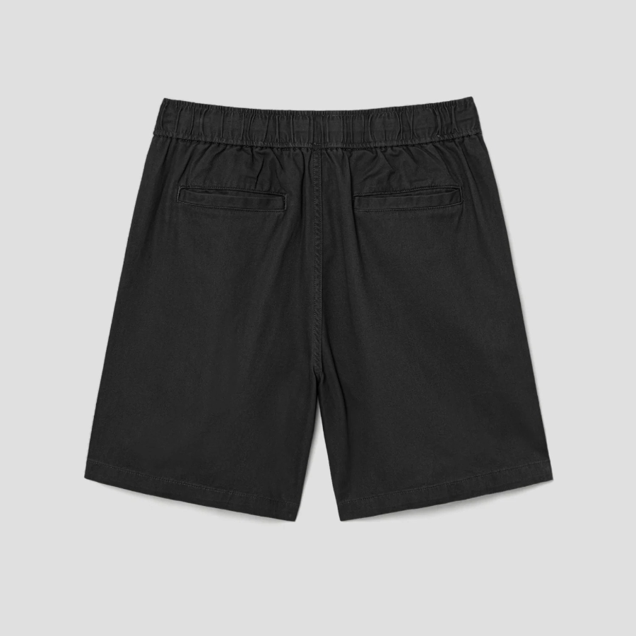 8 seconds Lightweight Cotton Banding Shorts — Black