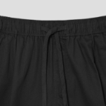 8 seconds Lightweight Cotton Banding Shorts — Black