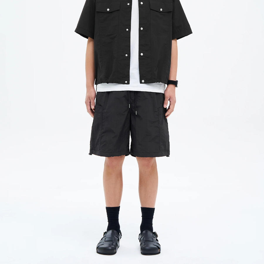 8 seconds Nylon Cargo Shorts — Ash