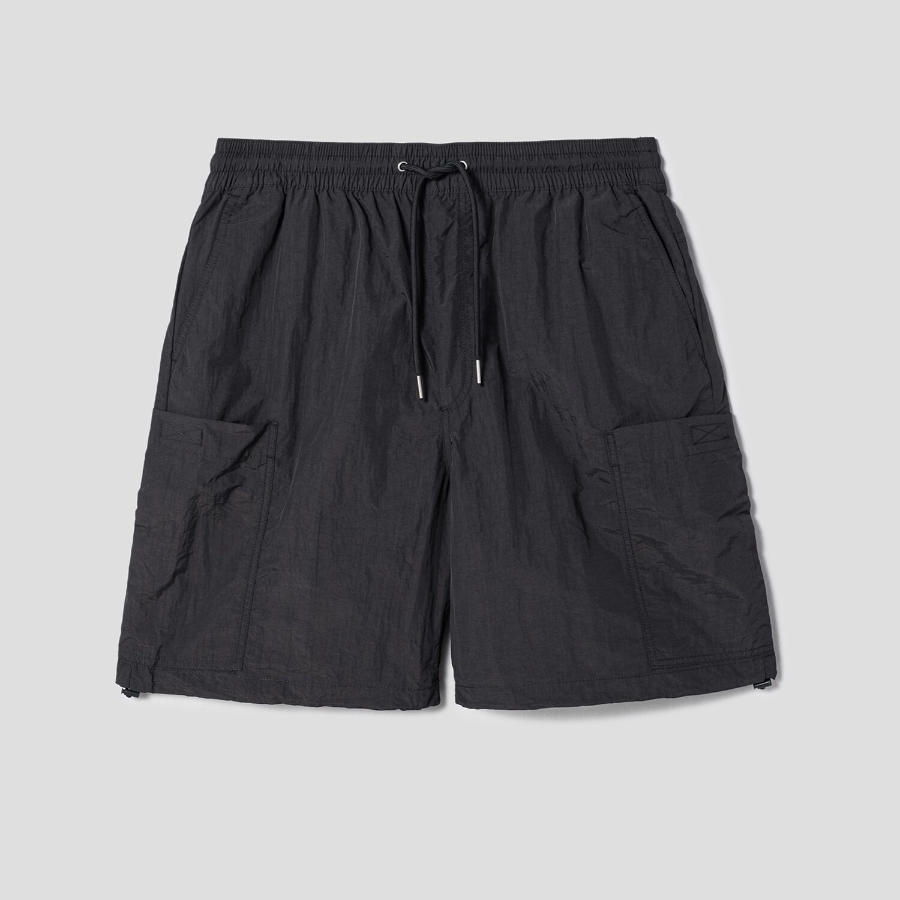 8 seconds Nylon Cargo Shorts — Ash