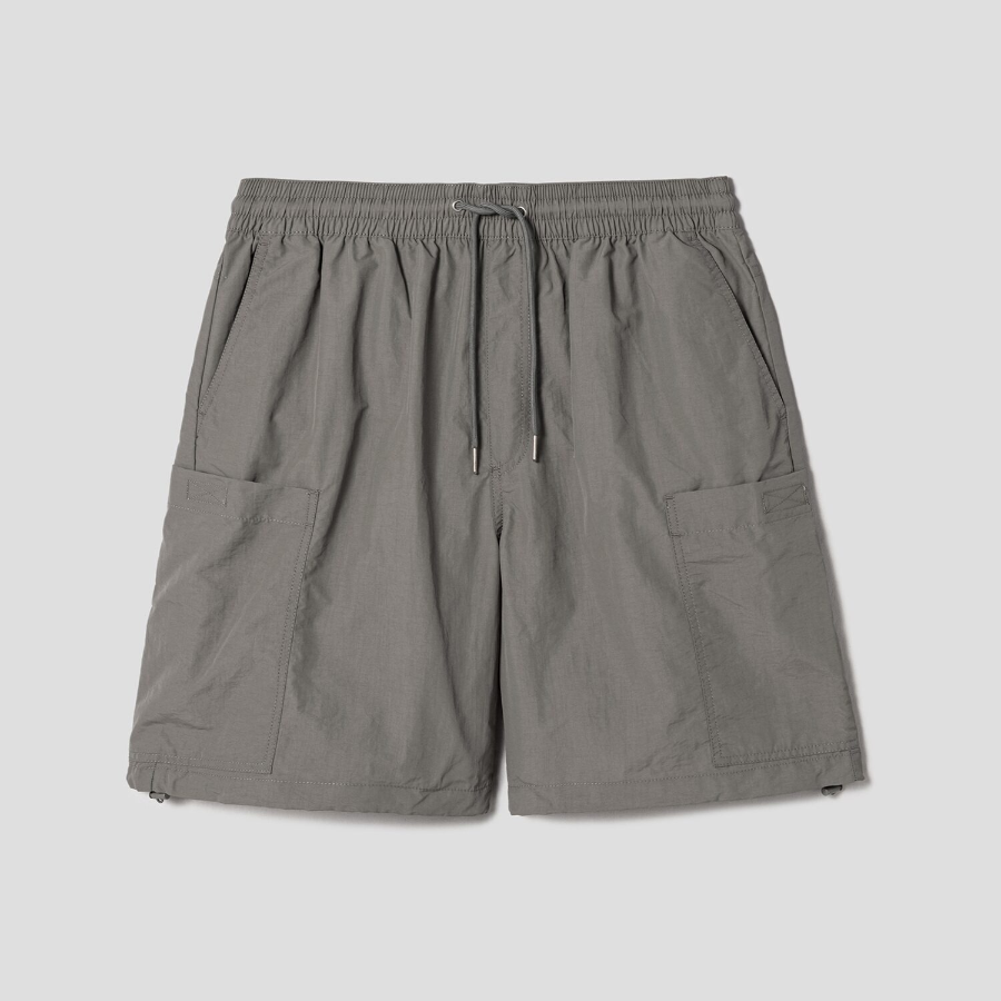 8 seconds Nylon Cargo Shorts — Khaki