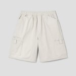 8 seconds Washed Cotton Pocket 6/10 Banding Shorts — Ivory
