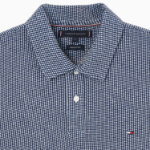 Tommy Hilfiger Official Linen-Blend Pattern Polo Shirt