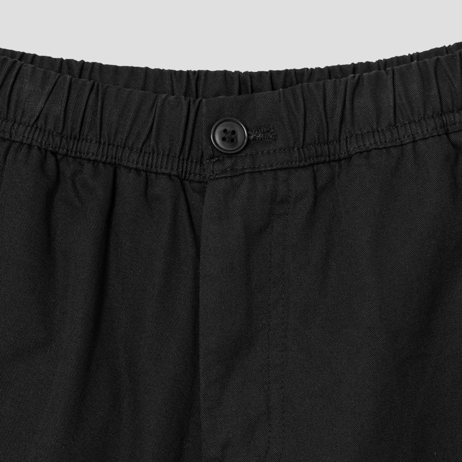 8 seconds Cotton Nylon Cargo Bermuda Shorts — Black