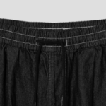 8 seconds Full Banding Cargo Denim Shorts — Black