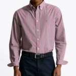 Tommy Hilfiger Official Poplin Gingham Shirt (Regular Fit)