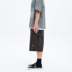 8 seconds Washing Cotton Buckle Half-Banding Shorts — Ash