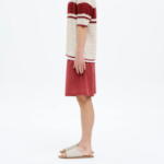 8 seconds Cotton Jacquard Banding Shorts — Red