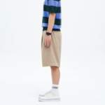 8 seconds Cotton Nylon Bermuda Banding Shorts — Beige