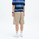 8 seconds Cotton Nylon Bermuda Banding Shorts — Beige