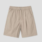 8 seconds Cotton Nylon Bermuda Banding Shorts — Beige